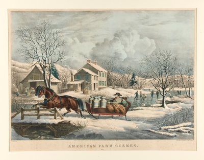 Americké farmářské scény./ č.4 od Nathaniel Currier