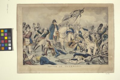 Bitva u Waterloo, 18. června od Nathaniel Currier
