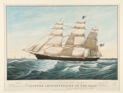 Clipper Loď od Nathaniel Currier
