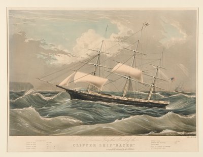 Clipper Loď od Nathaniel Currier