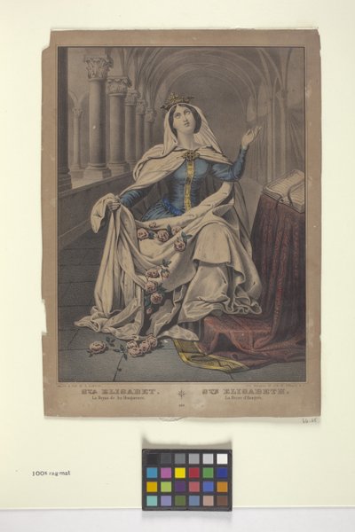Svatá Alžběta (inkoust, tužka) od Nathaniel Currier