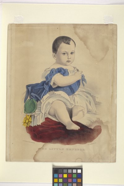 Malý císař (ručně kolorovaná litografie) od Nathaniel Currier