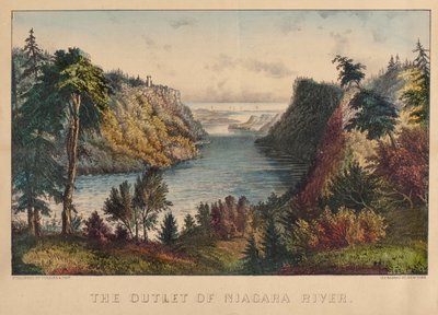 Ústí řeky Niagara od Nathaniel Currier
