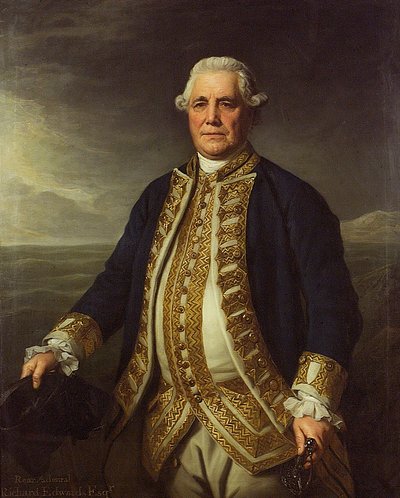 Admirál Richard Edwards (1715-1795) od Nathaniel Dance
