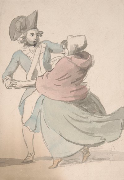 Tančící pár od Nathaniel Dance