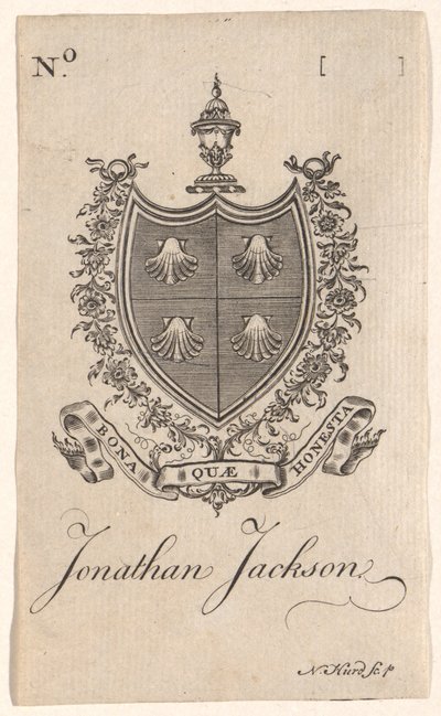 Knihovna Jonathana Jacksona od Nathaniel Hurd