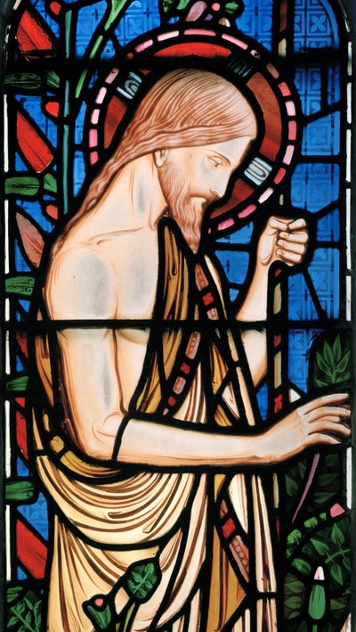 Noli Me Tangere, cca 1864 (barevné sklo) od Nathaniel Westlake