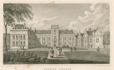 Dulwich College, Londýn od Nathaniel Whittock