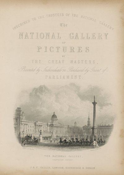 Národní galerie obrazů velkých mistrů od Nathaniel Whittock