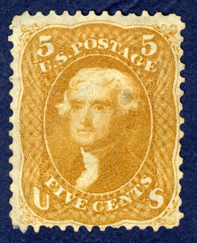 5c Jefferson svobodný, 1861. od National Bank Note Company