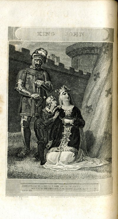 Král Jan od Williama Shakespeara. Odehráno v Covent Garden v sobotu 20. dubna 1811 od Neagle