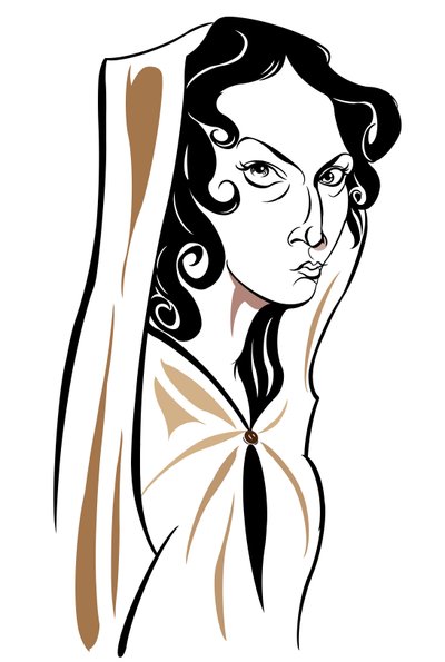 Anne Bronteová, 2019 (digitální) od Neale Osborne