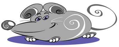 Curly Mouse - karikatura od Neale Osborne