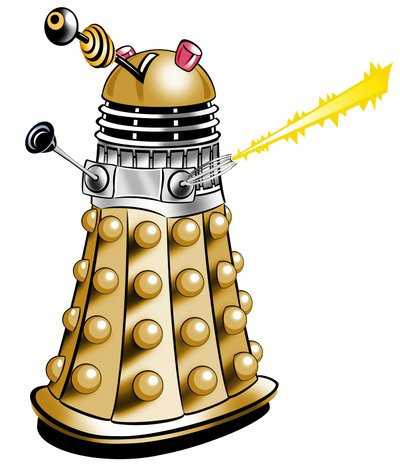 Dalek - kreslené ilustrace od Neale Osborne