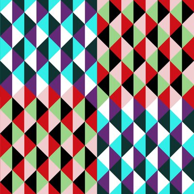 Dekorativní textilní design, 2016 (digitální) od Neale Osborne