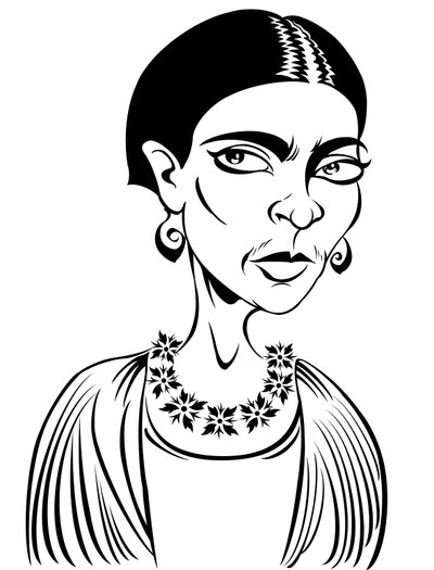 Frida Kahlo (digitální) od Neale Osborne
