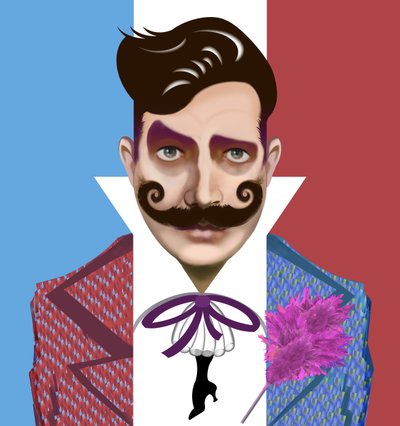 Georges Feydeau, 2021 (digitální) od Neale Osborne