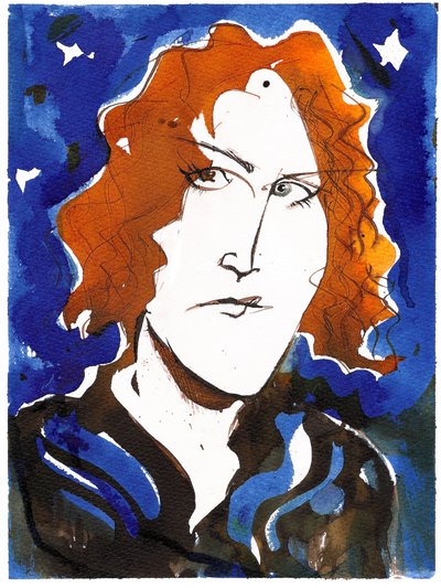 Helen Grime, 2025 (inkoust) od Neale Osborne