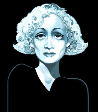 Marlene Dietrich, 2021 (digitální) od Neale Osborne