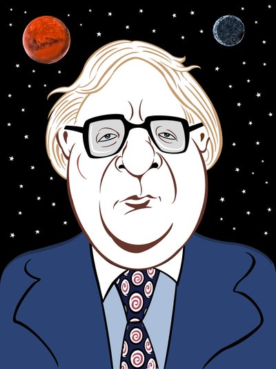 Ray Bradbury, 2019 (digitální) od Neale Osborne