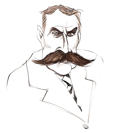 Sir Edward Elgar, 2022 (inkoust) od Neale Osborne