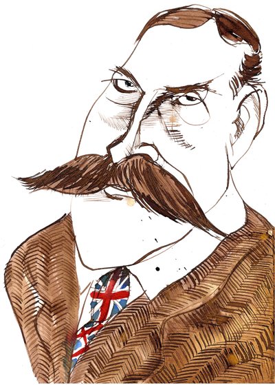 Sir Edward Elgar, 2022 (inkoust) od Neale Osborne