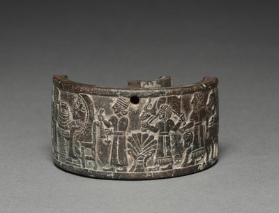 Banquet Pyxis, 800-750 př.nl (steatit) od Neo Hittite