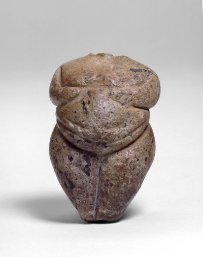 Bezhlavá stojící figurka z Cukurdentu, neolit. c.3. tisíciletí př. n. l. (vápenec) od Neolithic