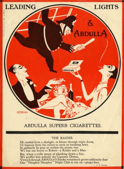 Cigarety Abdulla, 20. léta 20. století od Nerman