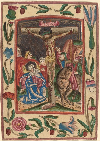 Ukřižování od Netherlandish 15th Century