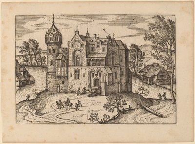 Hrad u řeky od Netherlandish 16th Century