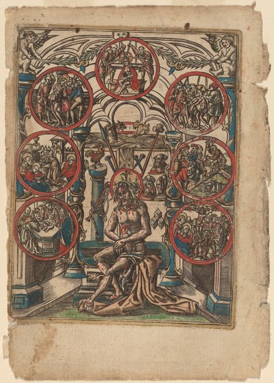 Kristus jako muž bolesti od Netherlandish 16th Century