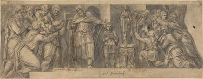 Scéna z dávné historie od Netherlandish 16th Century after Polidoro da Caravaggio