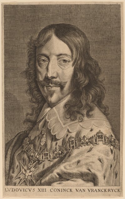 Ludvík XIII od Netherlandish 17th or 18th Century