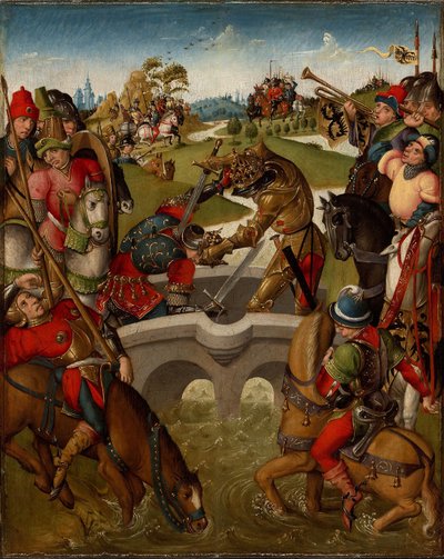 Císař Heraclius zabíjí perského krále od Netherlandish School