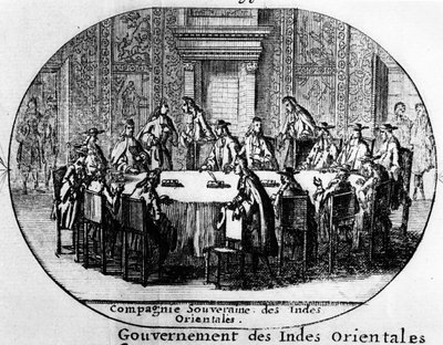 Guvernéři Sovereign Company Nizozemské Východoindické společnosti, počátek 18. století od Netherlandish School