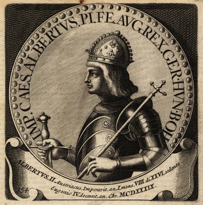 Německý král Albert II. od Netherlandish School