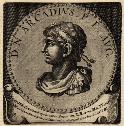 Portrét římského císaře Arcadia. od Netherlandish School