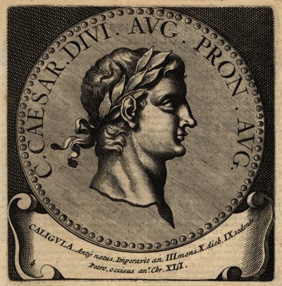 Portrét římského císaře Caliguly. od Netherlandish School