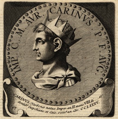 Portrét římského císaře Carina. od Netherlandish School
