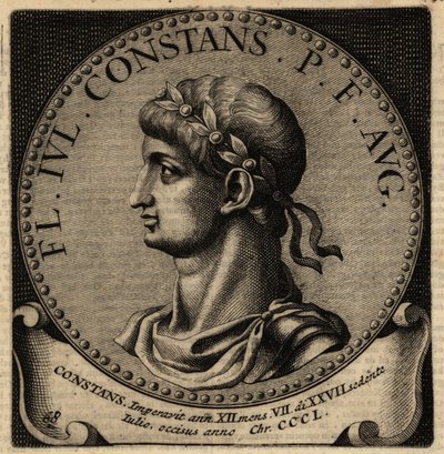 Portrét římského císaře Konstanse I. od Netherlandish School