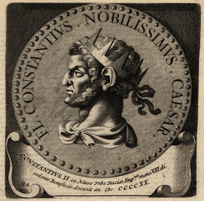 Portrét římského císaře Constantia II. od Netherlandish School