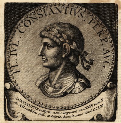 Portrét římského císaře Constantia II. od Netherlandish School