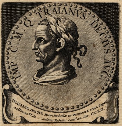 Portrét římského císaře Decia. od Netherlandish School