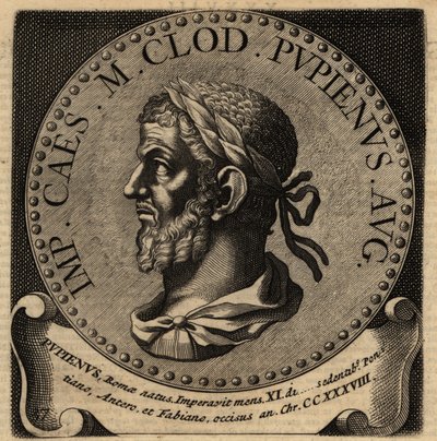 Portrét římského císaře Pupiena. od Netherlandish School