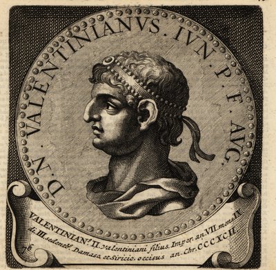Portrét římského císaře Valentiniana II. od Netherlandish School