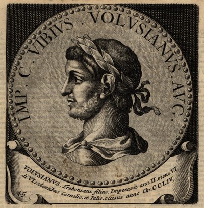 Portrét římského císaře Volusiana. od Netherlandish School