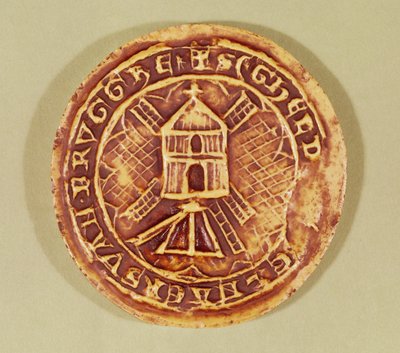 Pečeť pro Bruggský cech mlynářů, 1407 od Netherlandish School