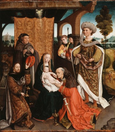 Klanění tří králů, od Netherlandish School