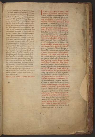 Stavelotská bible, Add MS 28106, f.228r od Netherlandish School